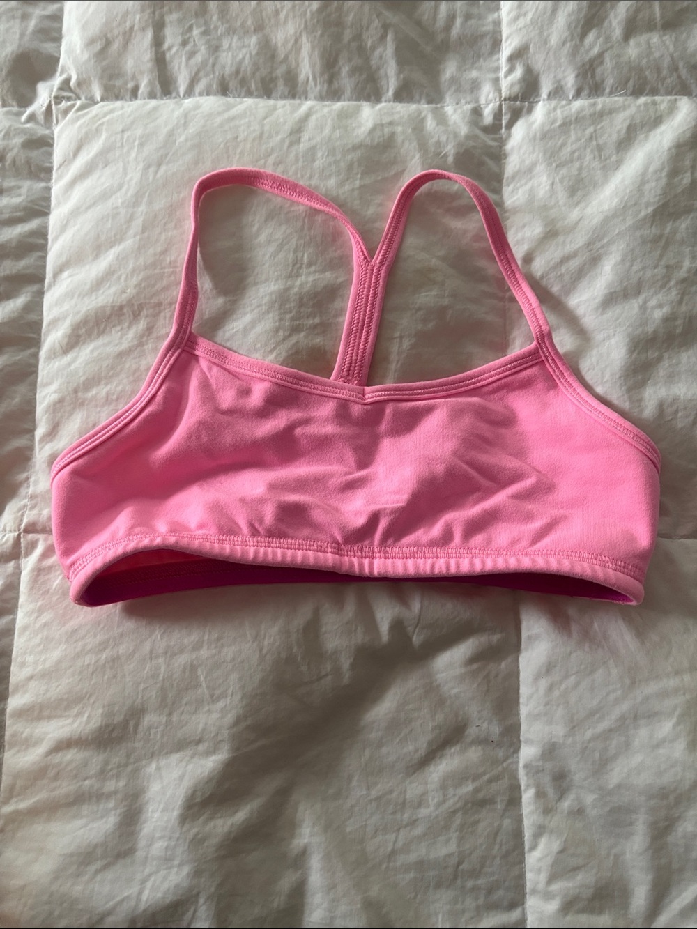 Ivivva Girls Size 10 Pink Racerback Sports Bra